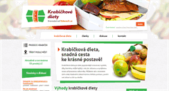 Desktop Screenshot of krabickovediety.info
